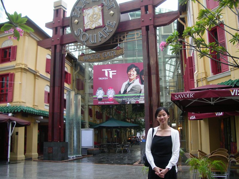 Grüße der Preisträgerin vom Far East Square aus dem Chinatown Singapurs